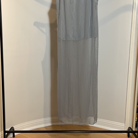 Zara Long Sheer Side Slit Tank Top - Picture 8 of 8